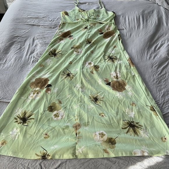 Vintage joule Made in USA Floral Print Tank Dress - Picture 2 of 3